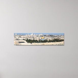 Panorama Jerusalem City Canvas Print