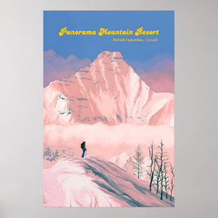 Panorama Mountain Ski Resort Travel Poster