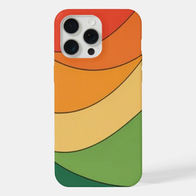 Panorama of colours iPhone case (Back)