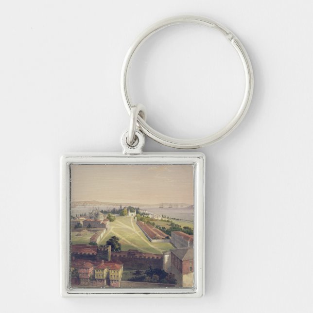 Panorama of Constantinople, plate 22 from 'Aya Sof Key Ring (Front)