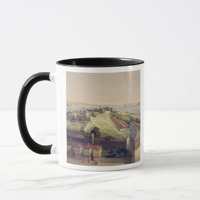 Panorama of Constantinople, plate 22 from 'Aya Sof Mug (Left)