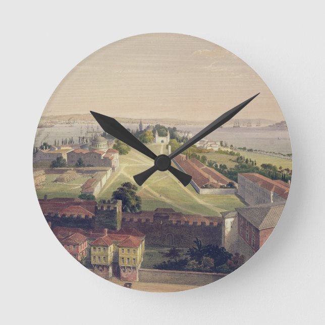 Panorama of Constantinople, plate 22 from 'Aya Sof Round Clock (Front)