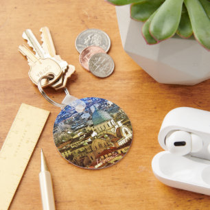 Panorama of Florence, Italy Key Ring