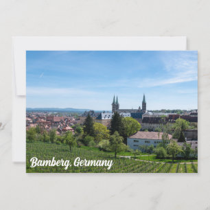 Panorama of historic old town of Bamberg, Germany
