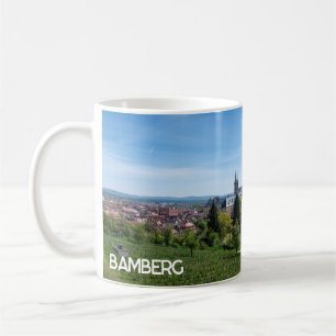 Panorama of historic old town of Bamberg, Germany Coffee Mug