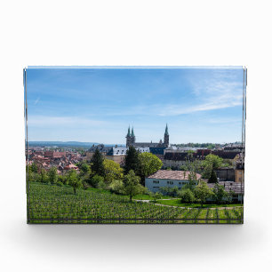 Panorama of historic old town of Bamberg, Germany Photo Block