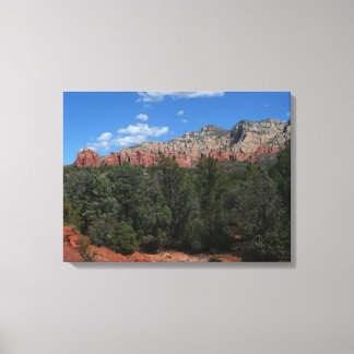 Panorama of Red Rocks in Sedona Arizona Canvas Print