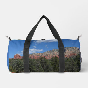 Panorama of Red Rocks in Sedona Arizona Duffle Bag