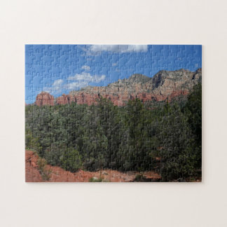 Panorama of Red Rocks in Sedona Arizona Jigsaw Puzzle