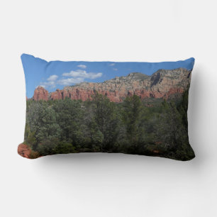 Panorama of Red Rocks in Sedona Arizona Lumbar Cushion