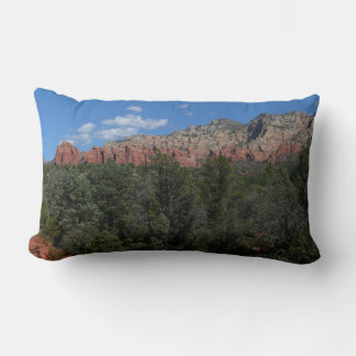 Panorama of Red Rocks in Sedona Arizona Lumbar Cushion
