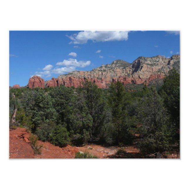 Panorama of Red Rocks in Sedona Arizona Photo Print (Front)