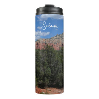 Panorama of Red Rocks in Sedona Arizona Thermal Tumbler