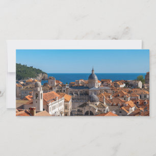 Panorama of the city of Dubrovnik - Croatia Thank You Card