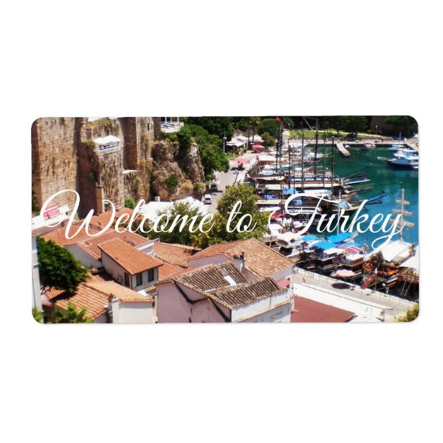 Panorama of the old city Kaleici of Antalya (Front)