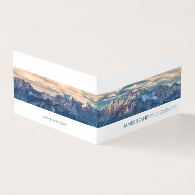 Panorama Photographer Business Card (Outside)