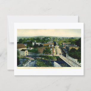 Panorama View of Clinton NJ 1910s Postcard