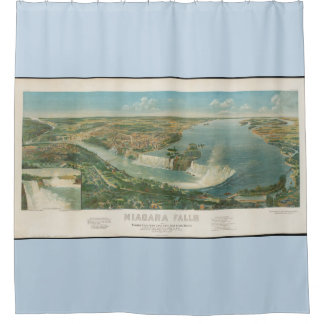 Panoramic Majesty Niagara Falls Shower Curtain