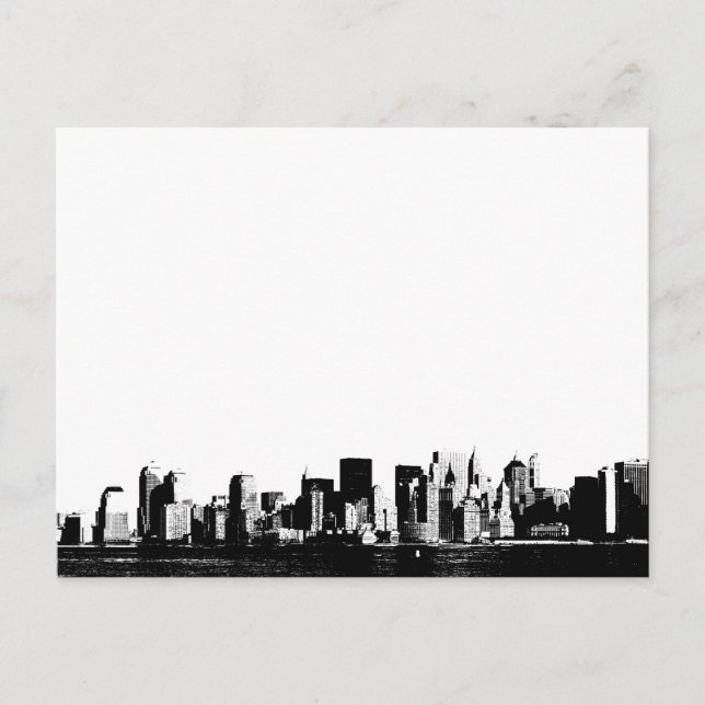 Panoramic New York City Postcard (Front)
