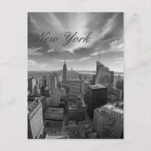 Panoramic New York City Travel Postcard