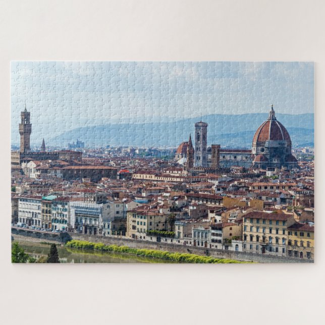 Panoramic of Florence monuments, Tuscany, Italy Jigsaw Puzzle (Horizontal)