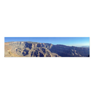 Panoramic of Jebel Shams - Sultanate of Oman Photo Print