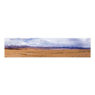 Panoramic of tibetan landscape photo print