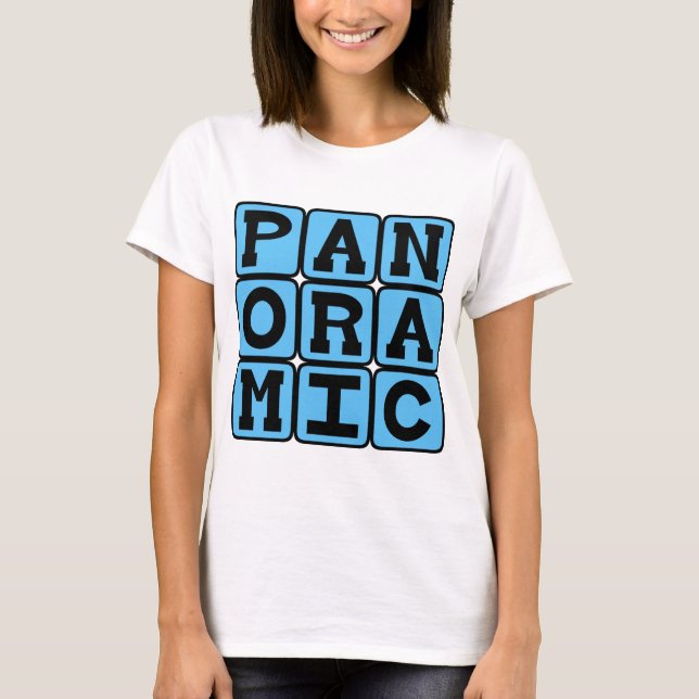 Panoramic, Photography Style T-Shirt (Front)