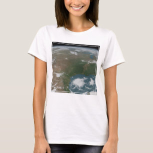 Panoramic Planet Earth And The Us. 2 T-Shirt
