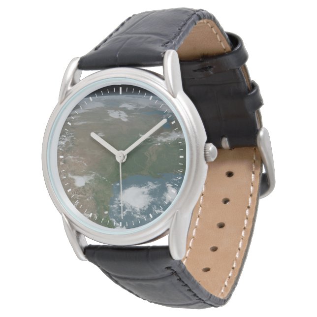 Panoramic Planet Earth And The Us. 2 Watch (Angled)