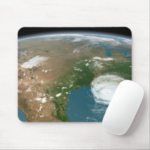 Panoramic Planet Earth And The Us. Mouse Pad