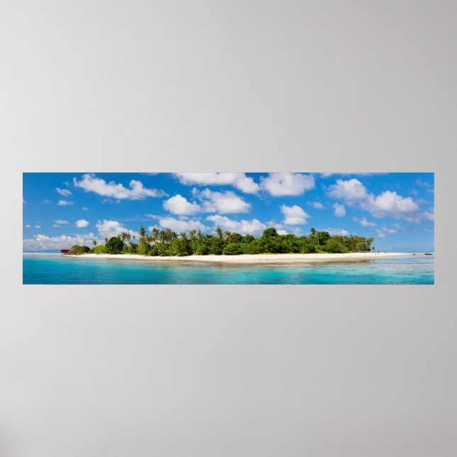 Panoramic seascape poster (Front)