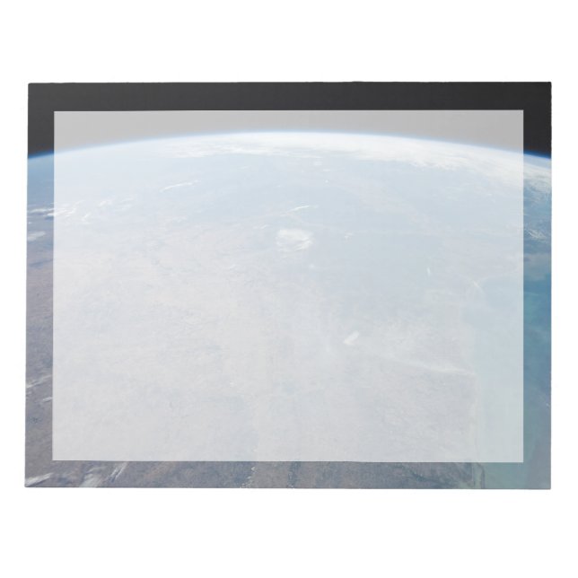 Panoramic Texas And The Gulf Of Mexico Notepad (Front)