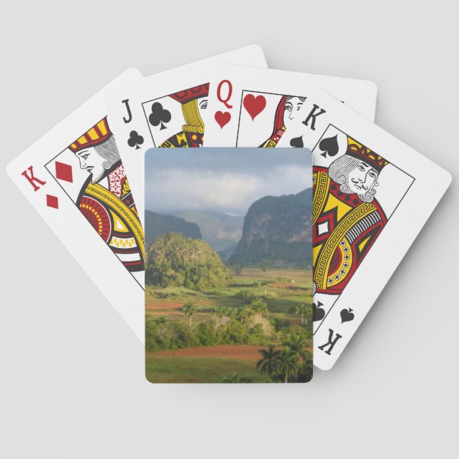 Panoramic valley landscape, Cuba Playing Cards (Back)