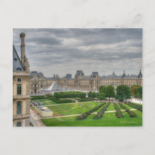 Panoramic View Musee du Louvre Postcard