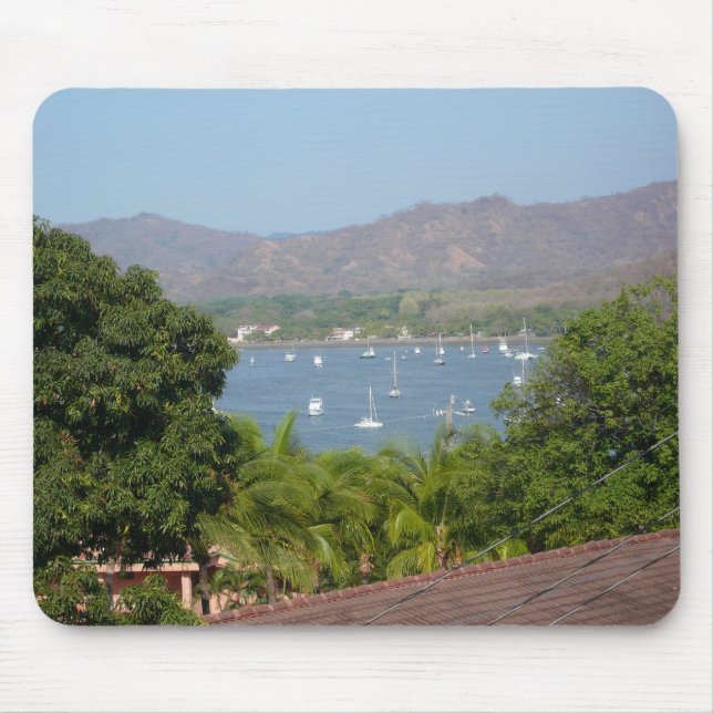 Panoramic View of Flamingo Beach, Costa Rica Mouse Pad (Front)
