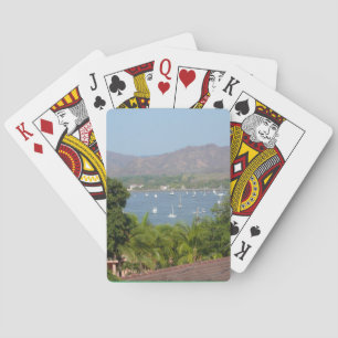 Panoramic View of Flamingo Beach, Costa Rica Playing Cards