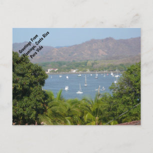Panoramic View of Flamingo Beach, Costa Rica Postcard
