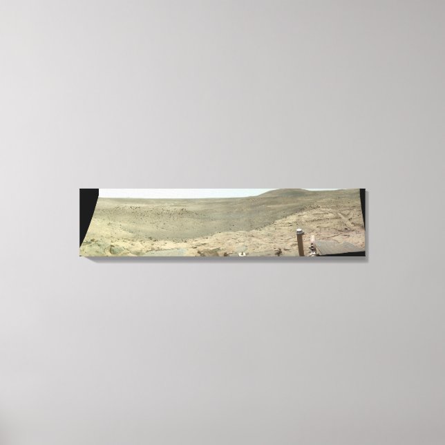 Panoramic view of Mars 2 Canvas Print (Front)