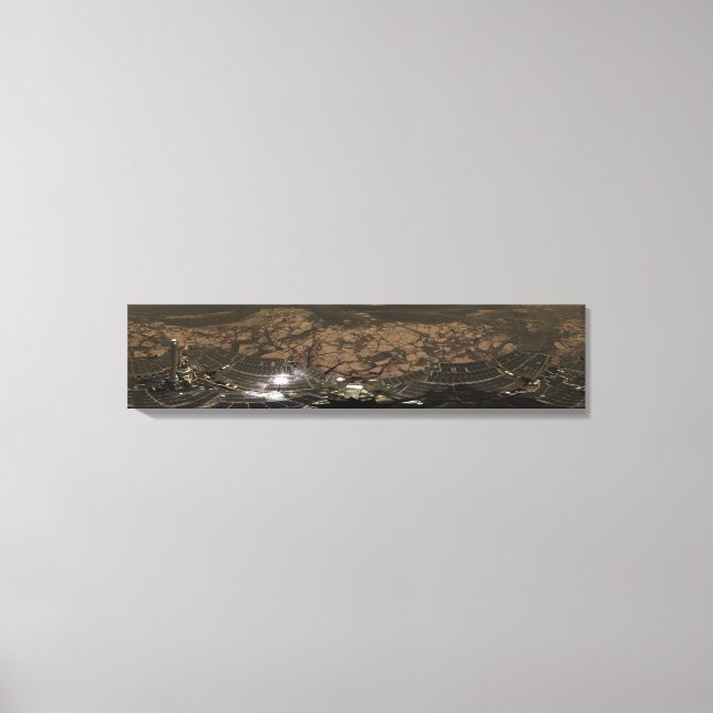 Panoramic view of Mars 3 Canvas Print (Front)