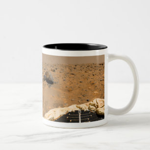 Panoramic view of Mars 5 Two-Tone Coffee Mug