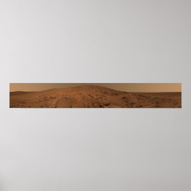 Panoramic view of Mars 7 Poster (Front)