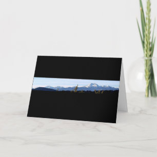 Panoramic View of Olympic Mountains, Washington Card