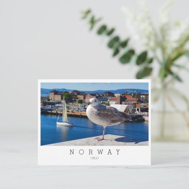 Panoramic view of Oslo, Norway Postcard (Standing Front)