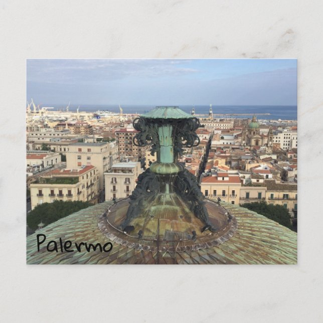 Panoramic view of Palermo Postcard (Front)