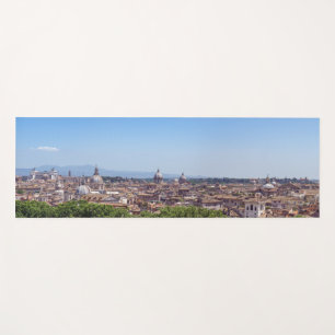 Panoramic view of Rome from Castel Sant'Angelo Yoga Mat