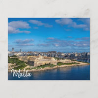 Panoramic view of Sliema in Malta