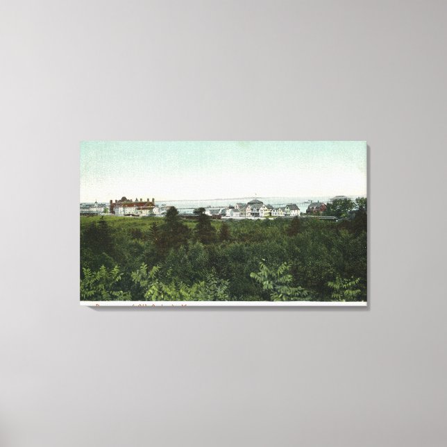 Panoramic View of the City Canvas Print (Front)