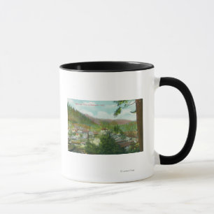 Panoramic View of the CityDunsmuir, CA Mug