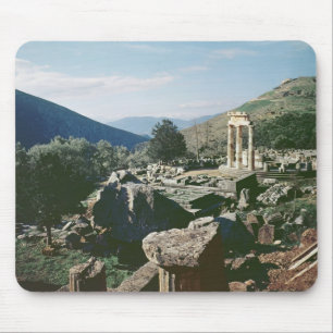 Panoramic view of the site with the tholos temple mouse pad